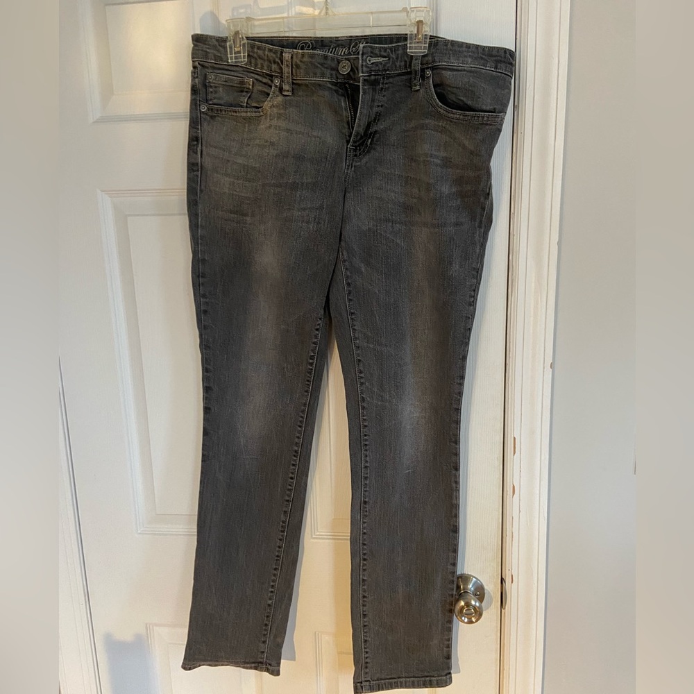 Grey Premium Skinny Jeans - The Gap - size 12/31L